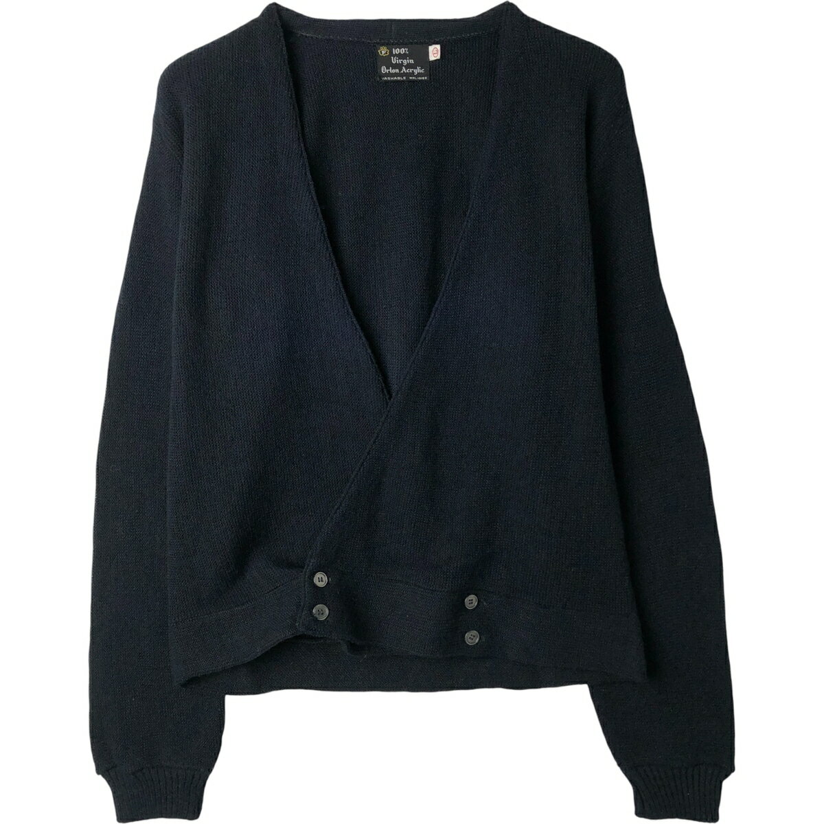 古着 ~70'S アクリルニットカーディガン メンズL相当 ヴィンテージ /eaa480743 【中古】 【260221】 【GR-UN】