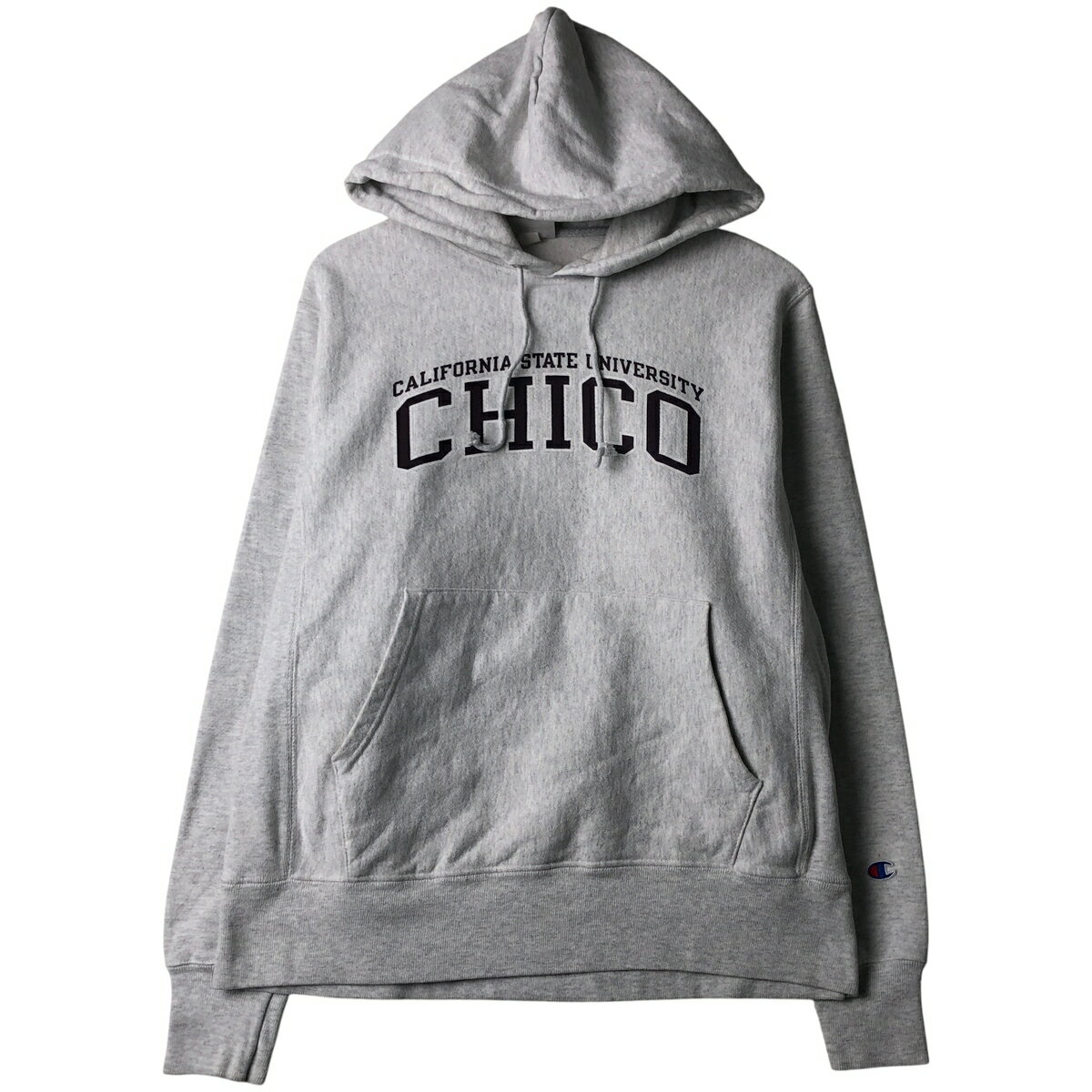 古着 チャンピオン Champion REVERSE WEAVE リバースウィーブ カレッジ スウェットプルオーバーパーカー メンズM相当 /eaa480774 【中古】 【260202】 【SS2603_30】 グレー系 春夏秋冬