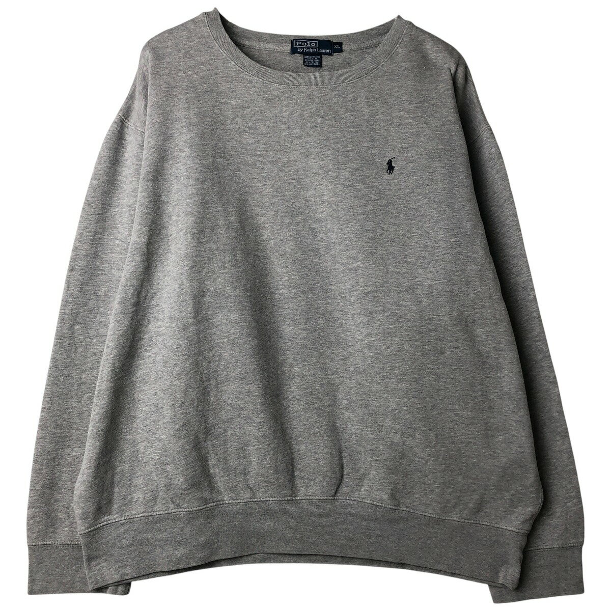 Rakuten - 古着 ラルフローレン Ralph Lauren POLO by Ralph Lauren ワンポイントロゴスウェットシャツ トレーナー メンズXL相当 /eaa480783 【中古】 【260202】 【NH-2508】 【SS2603_10】 グレー系 春夏秋冬