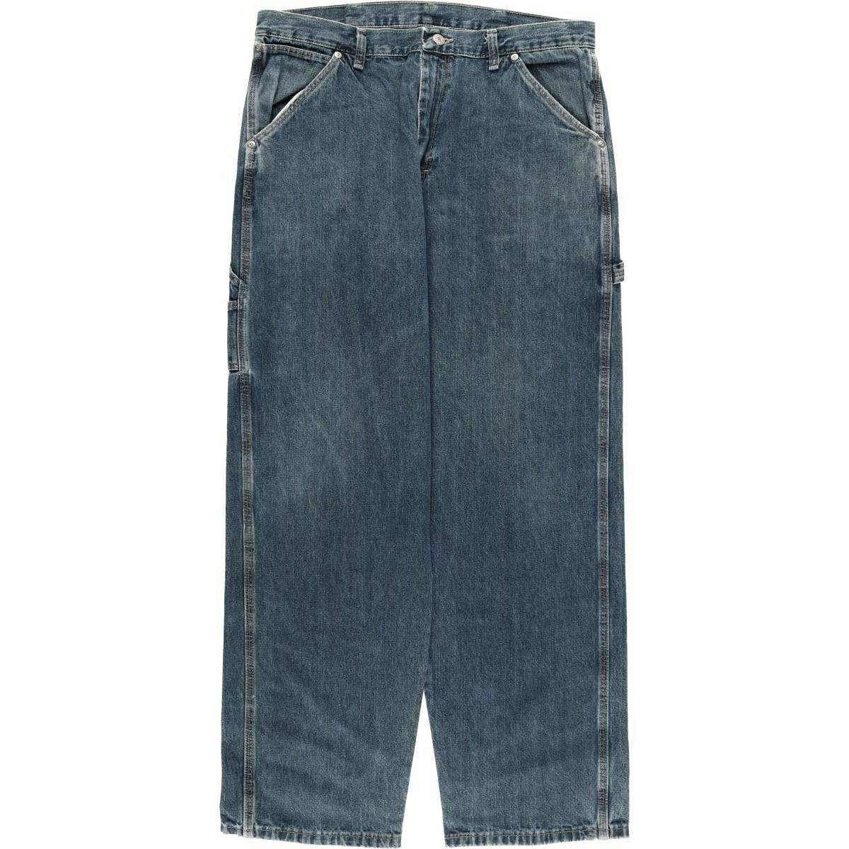 Rakuten - 古着 ラングラー Wrangler デニムペインターパンツ メンズw34相当 /eaa480872 【中古】 【260206】 ネイビー系 春夏秋冬