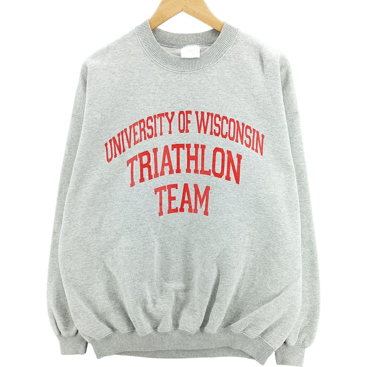 古着 ギルダン GILDAN WISCONSIN ウィスコンシン大学 カレッジスウェットシャツ トレーナー メンズXL相当 /eaa480886 【中古】 【26011..