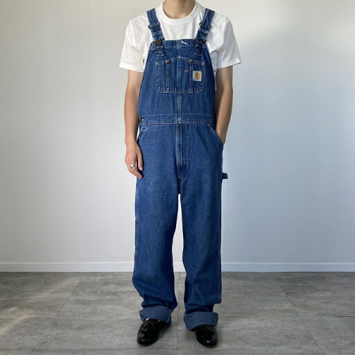 古着 00'S カーハート Carhartt デニムオーバーオール メンズw37相当 /eaa481429 【中古】 【240830】 【WP2405】 【SS2506_30】 古着 00'S カーハート Carhartt デニムオーバーオール メンズw37相当 /eaa481429 【中古】 【240830】 【WP2405】 【SS2506_30】