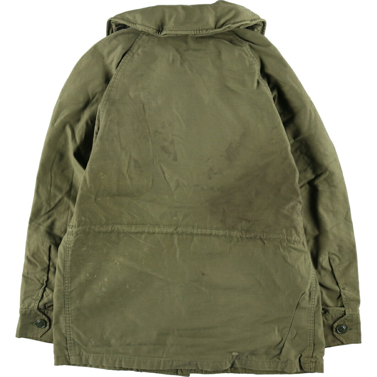 古着 米軍実品 キャトルジャケット ミリタリー フィールドジャケット USA製 メンズL相当 ヴィンテージ /eaa481789 【中古】 【241102】 【SS2506_30】