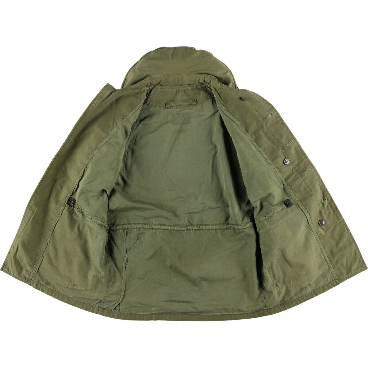 古着 米軍実品 キャトルジャケット ミリタリー フィールドジャケット USA製 メンズL相当 ヴィンテージ /eaa481789 【中古】 【241102】 【SS2506_30】