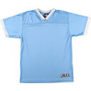 古着 GENUINE STUFF NORTH CAROLINA ノースカロライナ大学 Vネック メッシュ ゲームシャツ フットボールシャツ レディースXL相当 ...