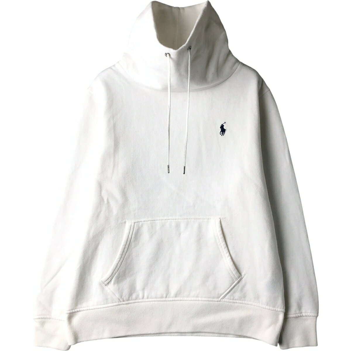 Rakuten - 古着 ラルフローレン Ralph Lauren POLO RALPH LAUREN ハイネック ワンポイントロゴスウェットシャツ トレーナー メンズS相当 /eaa482007 【中古】 【260122】 【NH-2508】 【SS2603_10】 ホワイト系 春夏秋冬