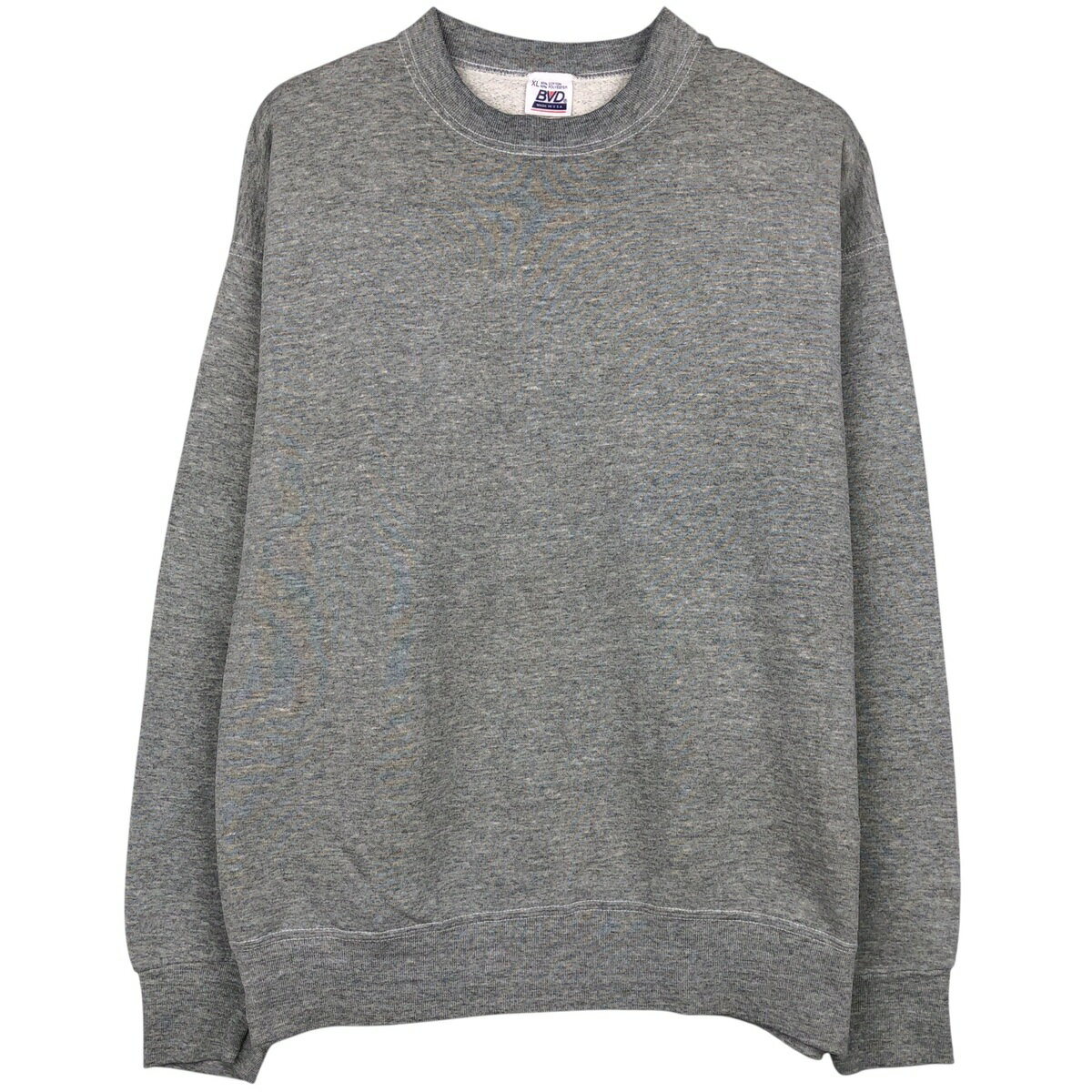Rakuten - 古着 90'S BVD 無地 ブランクスウェットシャツ トレーナー USA製 メンズXL相当 ヴィンテージ /eaa482205 【中古】 【251225】 【NH-2508】 【SS2603_30】 グレー系 春夏秋冬