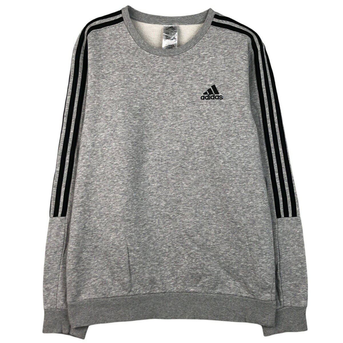 Other - 古着 アディダス adidas 3本ライン ワンポイントロゴスウェットシャツ トレーナー メンズM相当 /eaa482499 【中古】 【260118】 【NH-2508】 【SS2603_30】 グレー系 春夏秋冬