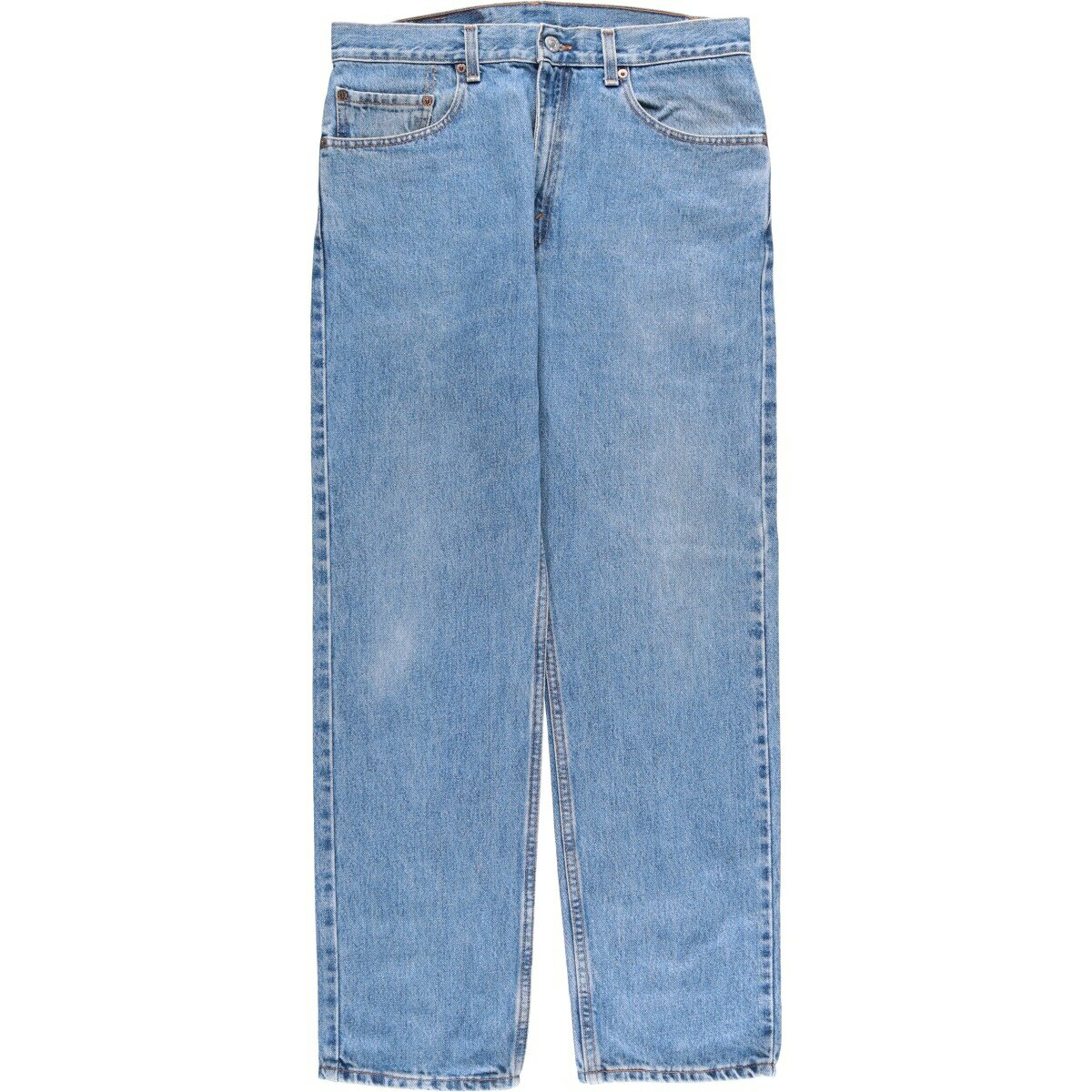 商品詳細 ブランド・Levi's・リーバイス・ 特徴・ジッパーフライ・ワイドパンツ・ モデル/形状・505 REGULAR FIT STRAIGHT LEG・テーパードデニムパンツ・ 素材・コットン:100%・ 色・ブルー系 青色・ 柄・無地・ 生産国・メキシコ製・ 年代・00年代・ サイズ・表記サイズ:W33 L30・ウエスト:84cm・股上:31cm・股下:77.5cm・もも周り:65cm・裾周り:41cm・ コンディション・C・ カテゴリ・メンズ・ボトムス・デニムパンツ・スリム・テーパードデニムパンツ・ 商品番号・eaa482616・ 取扱店・ネットショップ・ スタッフコメントLevi's 505 REGULAR FIT STRAIGHT LEG テーパードデニムパンツ / 商品番号 eaa482616 USEDデニムですので使用感、擦れ、色落ちなどございますが、まだまだご愛用していただけます。 古着という事をご理解の上ご注文よろしくお願いします。 【状態追記】 ●前、右下腹部に汚れ ●後、両ヒップにリペア跡・右ウエストのパッチのプリント剥離・両裾に汚れ ●前、両ポケット（ポケット口・ポケット内側）左ポケット（ポケット内袋）に汚れ ●前内側、左裾に汚れ ●後内側、両裾に汚れ・右裾に擦れ※状態は当社独自の基準です。 着用感表記サイズウエスト股上股下もも周り裾周り メンズw33W33 L30(※着用感、表記サイズは目安です。)84cm31cm77.5cm65cm41cm ※測定値の若干の誤差はご了承下さい。サイズガイドはこちら ブランドLevi'sリーバイス 特徴ジッパーフライ / ワイドパンツ モデル/形状505 REGULAR FIT STRAIGHT LEG / テーパードデニムパンツ 素材コットン:100% 色ブルー系 青色 柄無地 生産国メキシコ製 年代00年代 カテゴリスリム・テーパードデニムパンツ 商品番号eaa482616 取扱店ネットショップ 　　 リーバイスの他の商品を見るスリム・テーパードデニムパンツの他の商品を見る