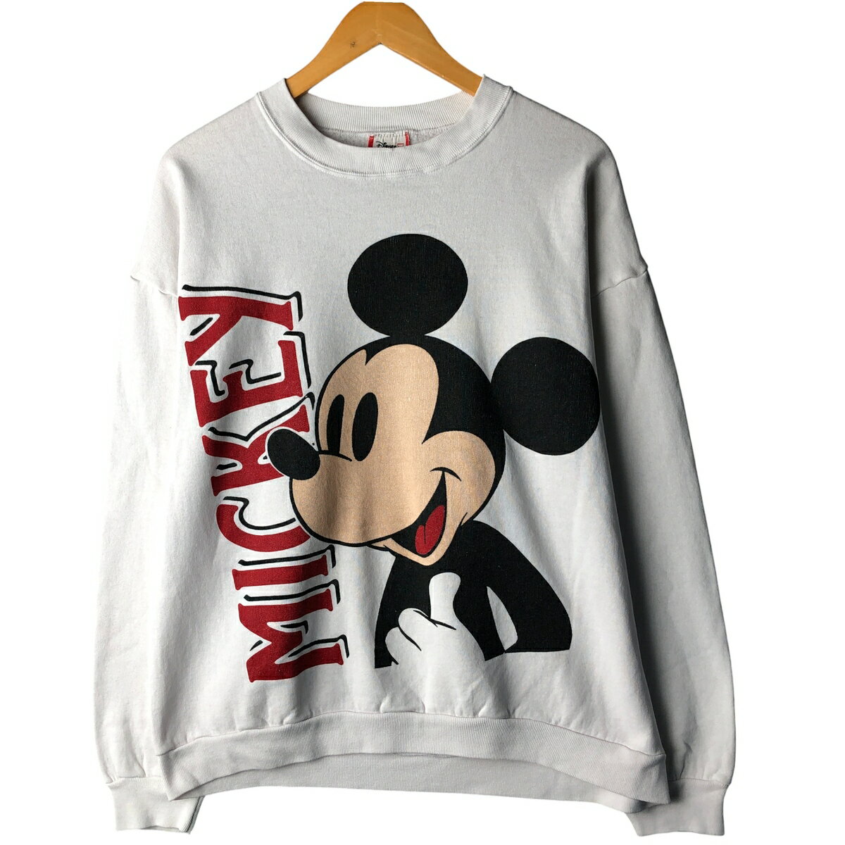 Rakuten - 古着 90'S ディズニー Disney MICKEY MOUSE ミッキーマウス キャラクタースウェットシャツ トレーナー USA製 メンズXL相当 /eaa482770 【中古】 【251204】 【SS2606_30】