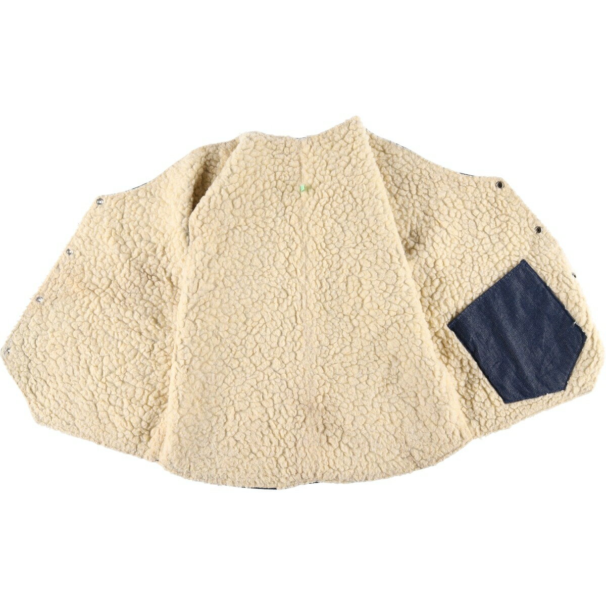 古着 デニムボアベスト メンズL相当 /eaa482830 【中古】 【251229】 【SS2603_30】