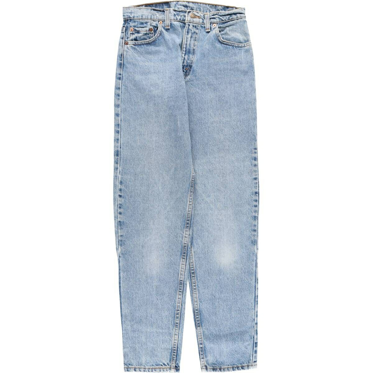 古着 90'S リーバイス Levi's 550-4891 RELAXED FIT TAPERED LEG テーパードデニムパンツ USA製 レディースL(w28)相当 ヴィンテージ /eaa482915 【中古】 【260117】 【Elulu/エルル】 ブルー系 春夏秋冬