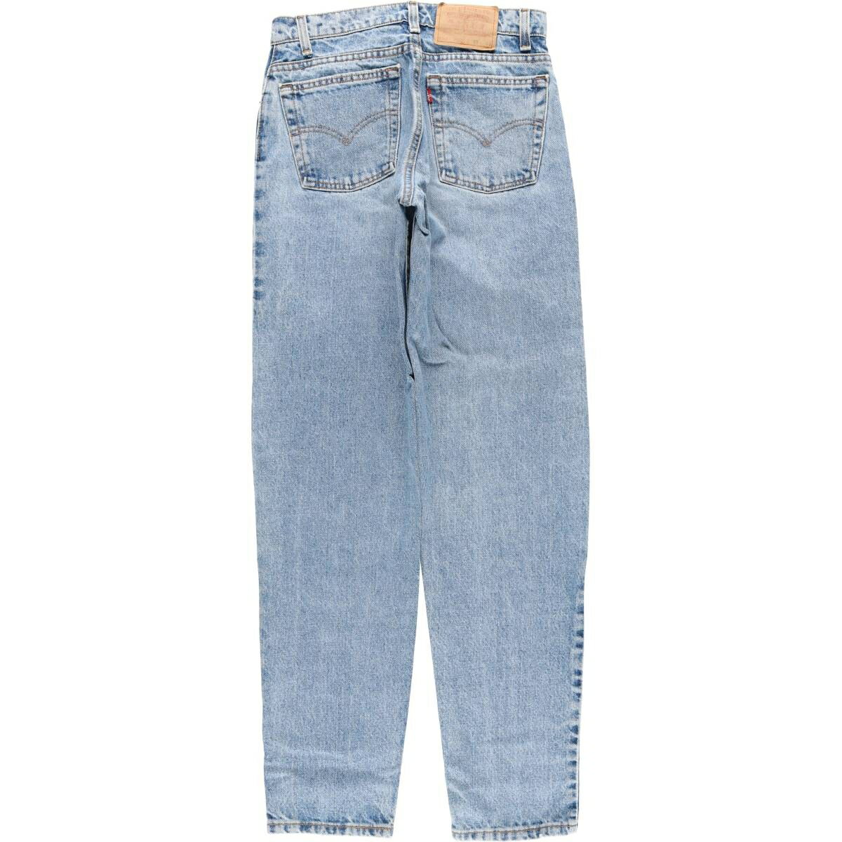 古着 90'S リーバイス Levi's 550-4891 RELAXED FIT TAPERED LEG テーパードデニムパンツ USA製 レディースL(w28)相当 ヴィンテージ /eaa482915 【中古】 【260117】 【Elulu/エルル】 ブルー系 春夏秋冬 2
