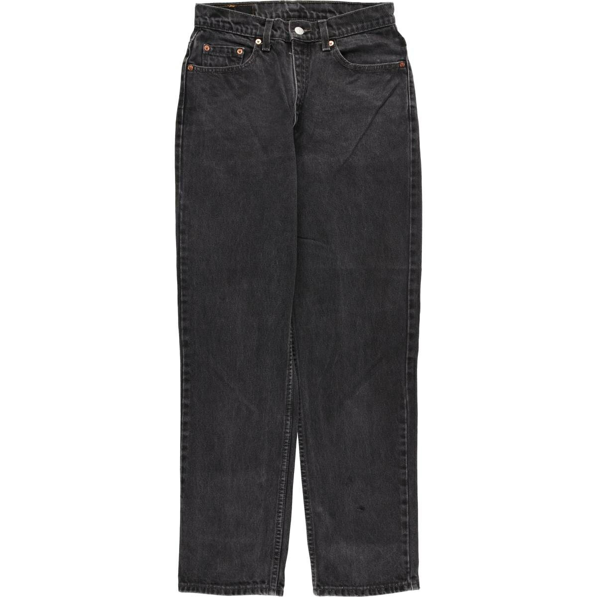 古着 リーバイス Levi's 512 SLIM FIT STRAIGHT LEG ブラックデニム ストレートデニムパン…