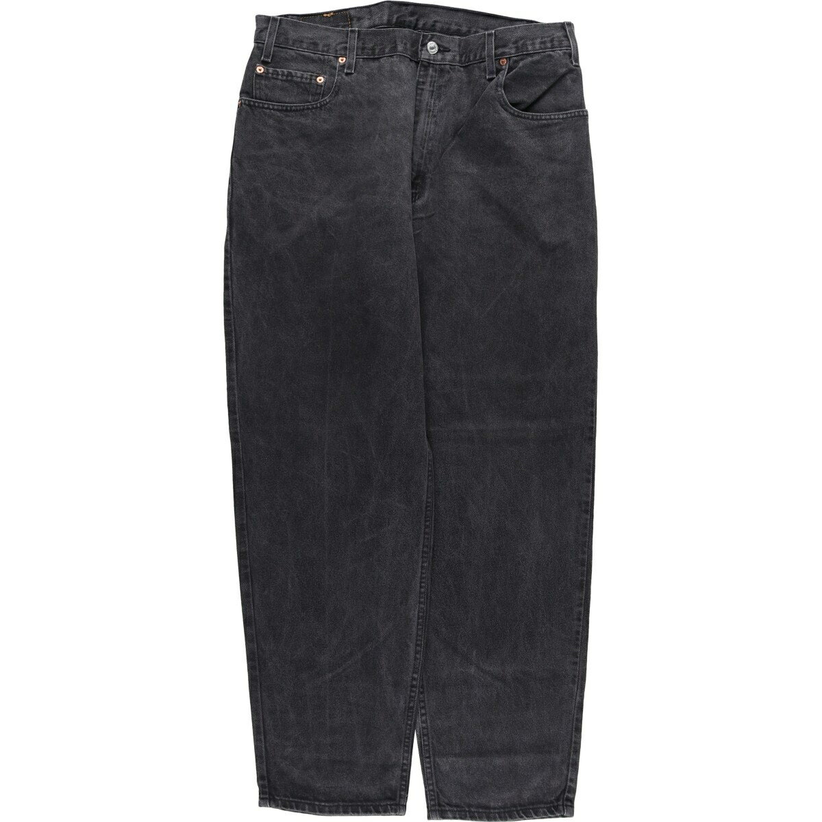 Rakuten - 古着 00'S リーバイス Levi's 40562-7113 LOOSE FIT TAPERED LEG ブラックデニム テーパードデニムパンツ メンズw37相当 /eaa483001 【中古】 【260117】 【SS2603_30】 ブラック系 春夏秋冬