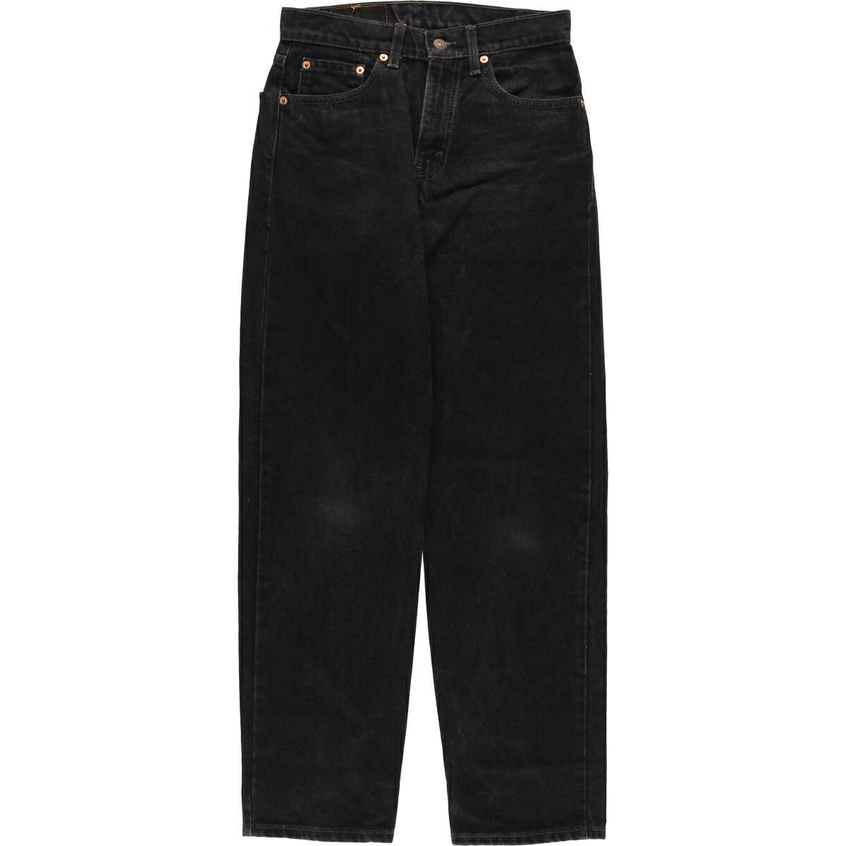 Rakuten - 古着 リーバイス Levi's 550 RELAXED FIT ブラックデニム テーパードデニムパンツ レディースL(w28)相当 /eaa483013 【中古】 【260109】 【ADEL/アデル】 【SS2603_30】 ブラック系 春夏秋冬 【SS2606_30】