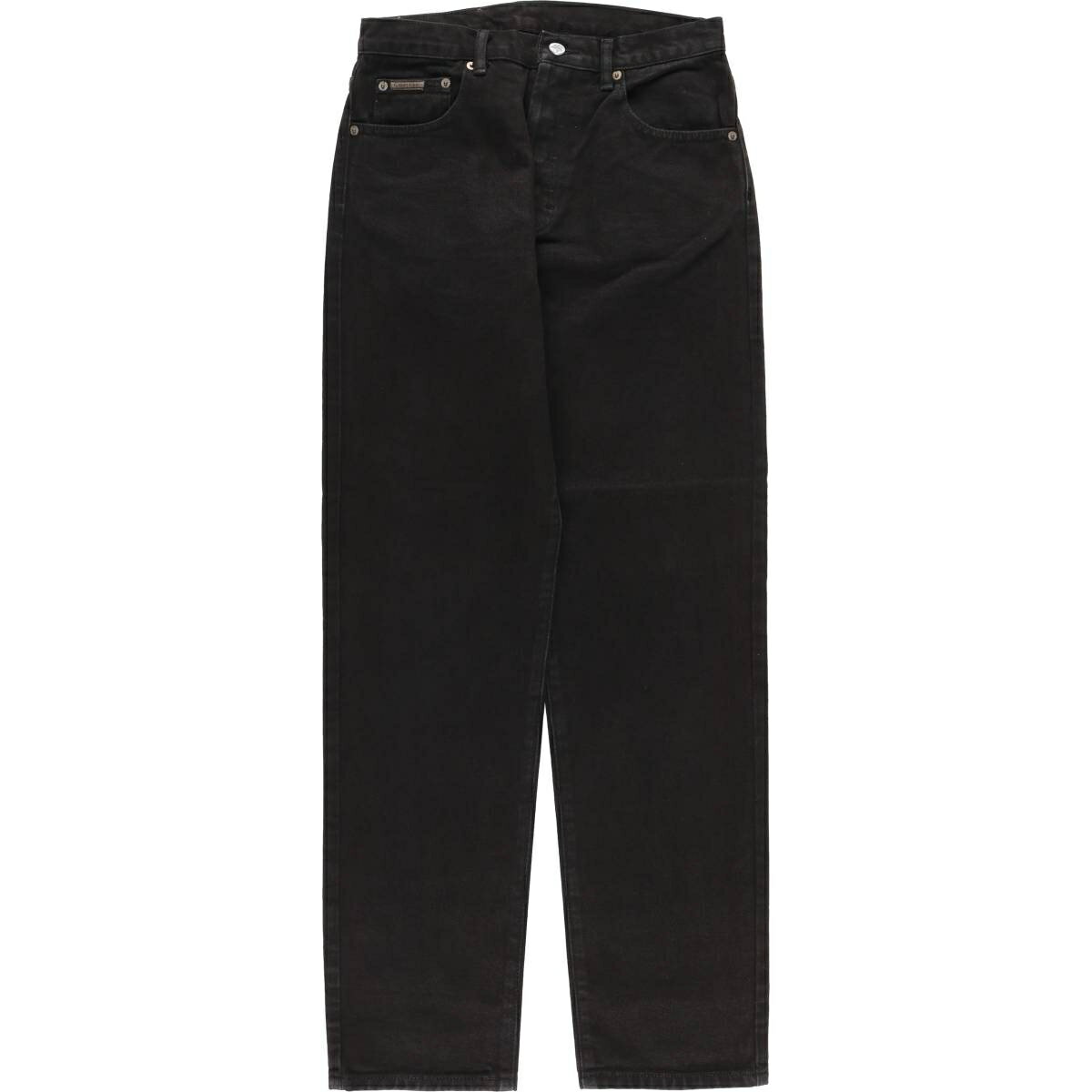樂天商城 - 古着 カルバンクライン Calvin klein JEANS ブラックデニム テーパードデニムパンツ レディースL(w29)相当 /eaa483094 【中古】 【260208】 【Elulu/エルル】 【SS2606_30】