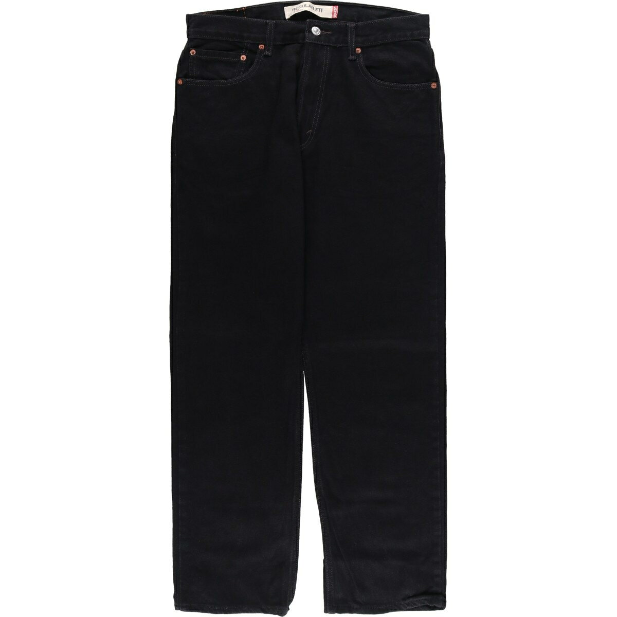 Pants - 古着 リーバイス Levi's 505 REGULAR FIT ブラックデニム テーパードデニムパンツ メンズw34相当 /eaa483123 【中古】 【260123】 【SS2603_10】 ブラック系 春夏秋冬
