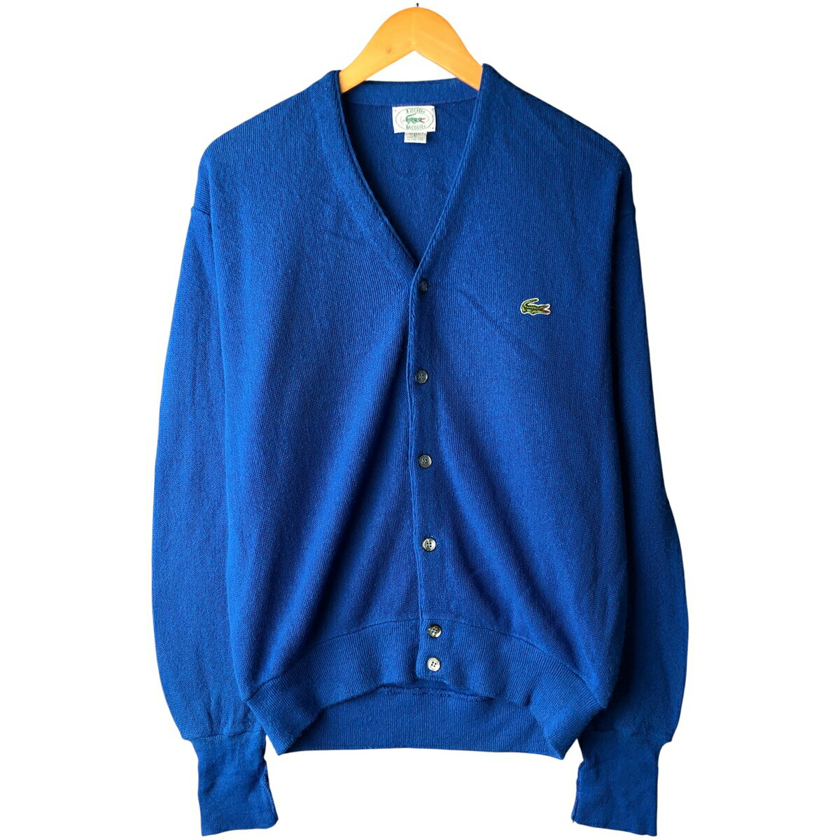 古着 80~90'S ラコステ LACOSTE IZOD アクリルニットカーディガン USA製 メンズM相当 ヴィンテージ /eaa483226 【中古】 【260124】 【SS2603_10】