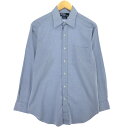 古着 ラルフローレン Ralph Lauren POLO by Ralph Lauren ANDREW 長袖 コットンシャツ メンズM相当 /eaa485710 【中古】 【240901】 【SS2506_30】(4)