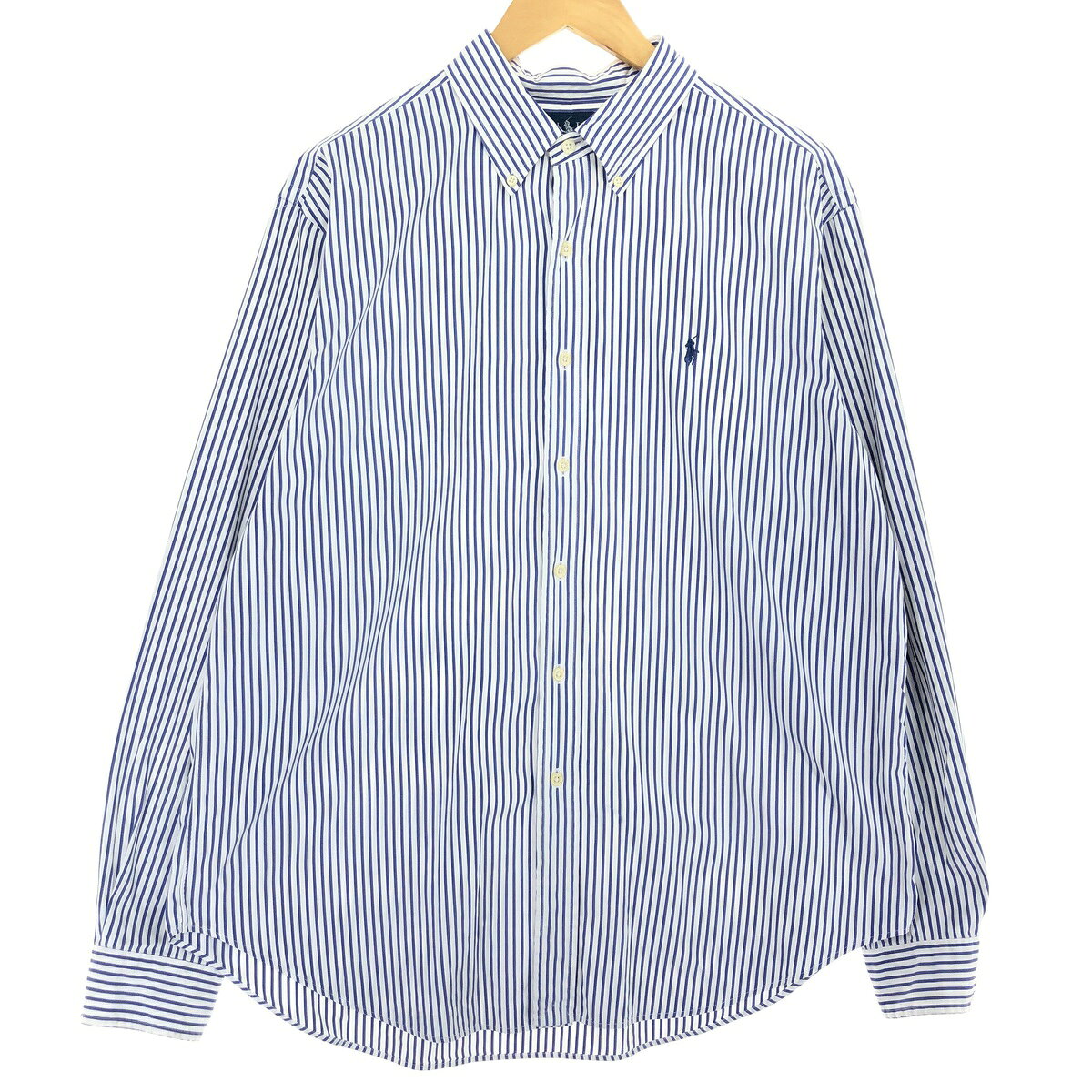 古着 ラルフローレン Ralph Lauren CLASSIC FIT 長袖 ボタンダウンストライプシャツ メンズXL相当 /eaa485718 【中古】 【240831】 【ss2601_10】
