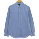 古着 ラルフローレン Ralph Lauren 長袖 ボタンダウンシャツ メンズM相当 /eaa486949 【中古】 【240909】 【SS2506_30】(4)