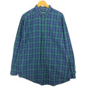 古着 00'S エルエルビーン L.L.Bean 長袖 ボタンダウン フランネルチェックシャツ USA製 メンズL相当 /eaa488415 【中古】 【240916】(4)
