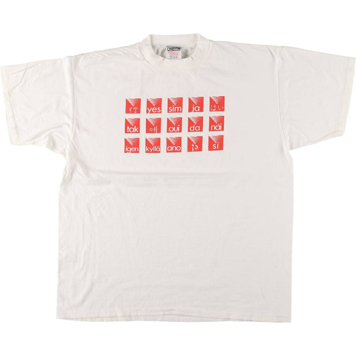 古着 オニータ ONEITA UNIXWARE プリントTシャツ USA製 メンズXL相当 /eaa489157 【中古】 【250307】