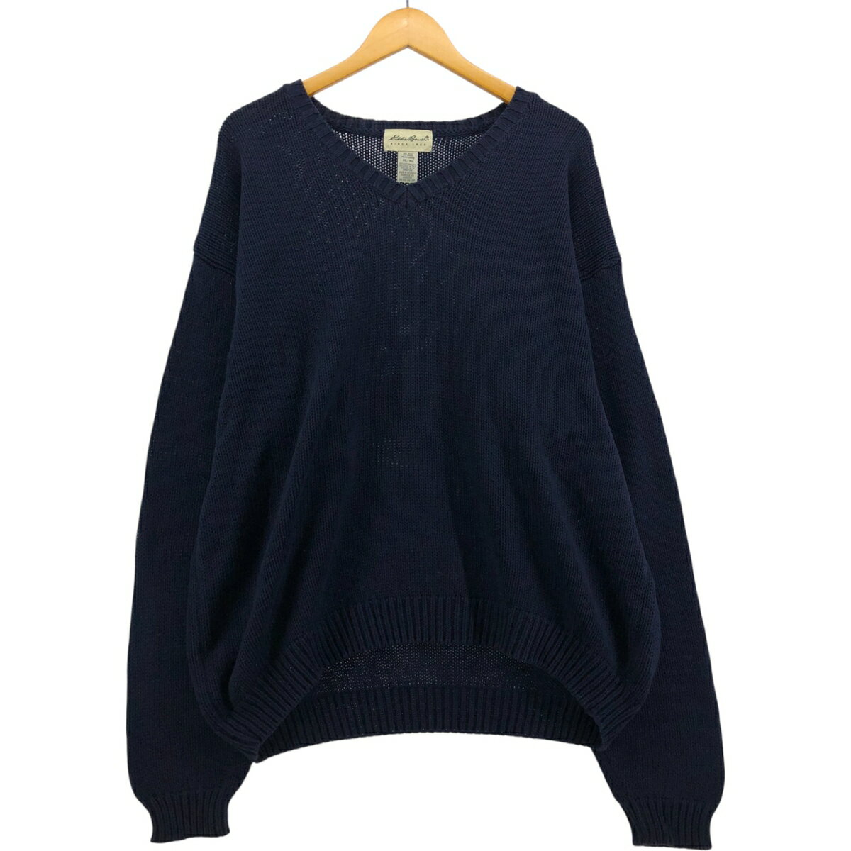 古着 00'S エディーバウアー Eddie Bauer Vネック コットンニットセーター メンズXL相当 /eaa489507 【中古】 【250726】 【ss2601_10】