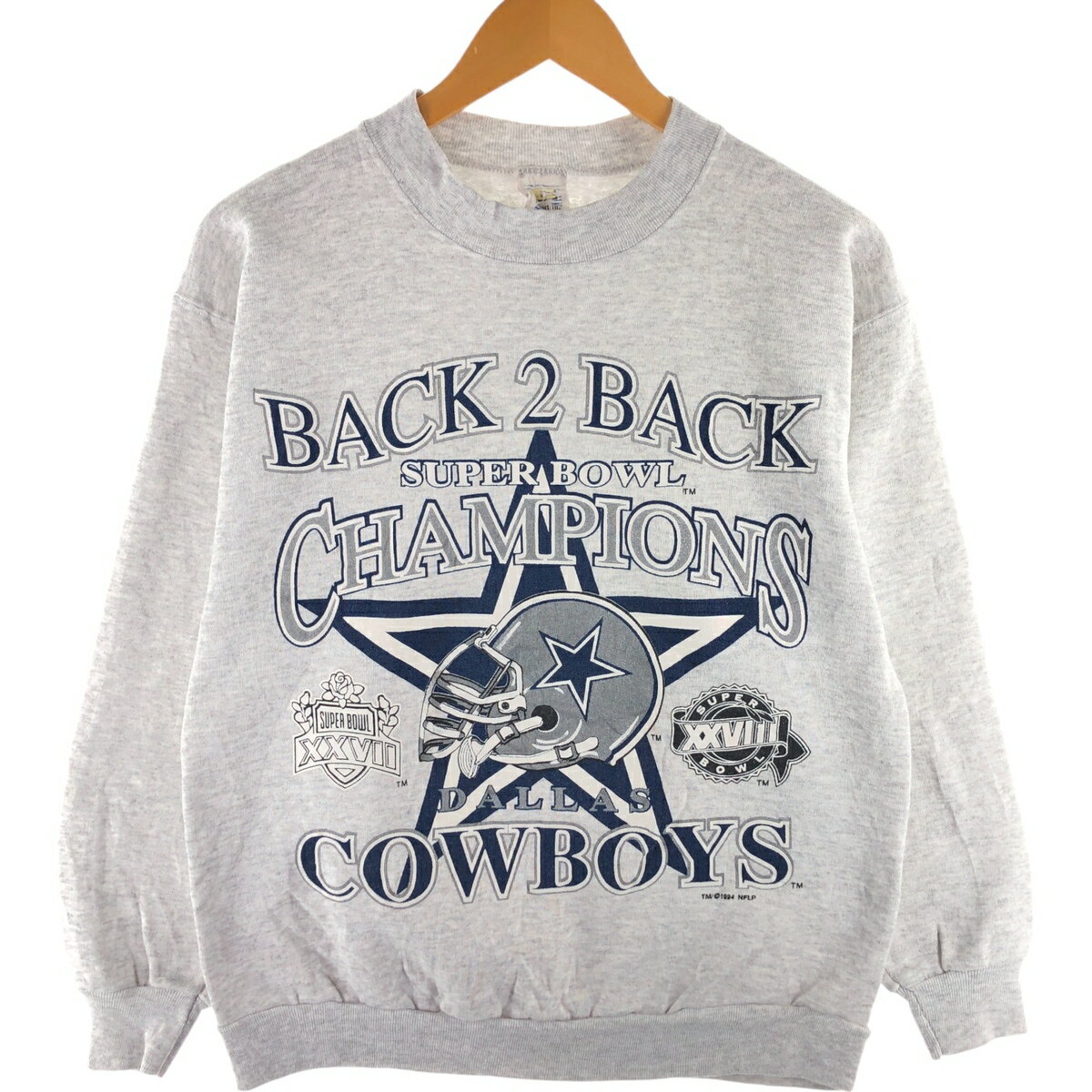 古着 90'S COMPETITOR NFL DALLAS COWBOYS ダラスカウボーイズ プリントスウェットシャツ トレーナー USA製 メンズM相当 ヴィンテージ /eaa489789 【中古】 【250122】 【SS2512_30】