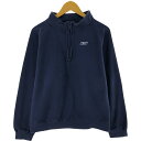 古着 00'S~ リーボック Reebok ハーフジップスウェットシャツ トレーナー メンズL相当 /eaa489873 【中古】 【250209】