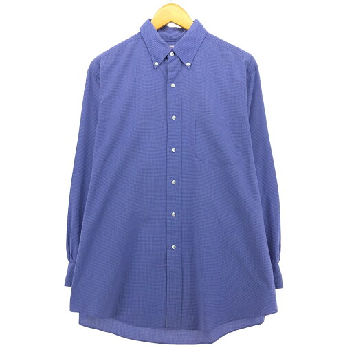 古着 ブルックスブラザーズ Brooks Brothers Est.1818 長袖 ボタンダウンチェックシャツ メンズL相当 /eaa490037 【中古】 【240928】 【SS2506_30】