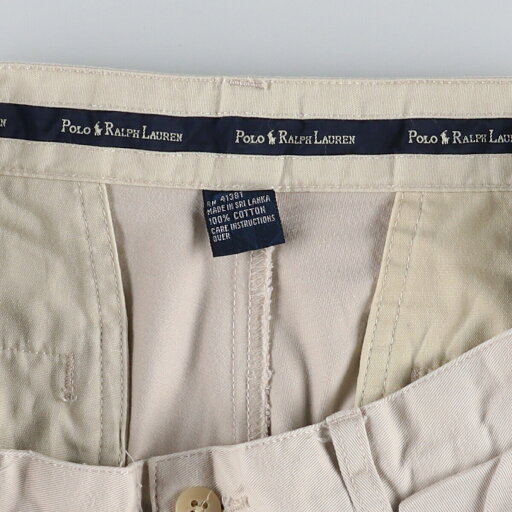 古着 ラルフローレン Ralph Lauren POLO RALPH LAUREN ツータック チノパンツ メンズw32相当 /eaa491044 【中古】 【240929】 【SS2506_30】