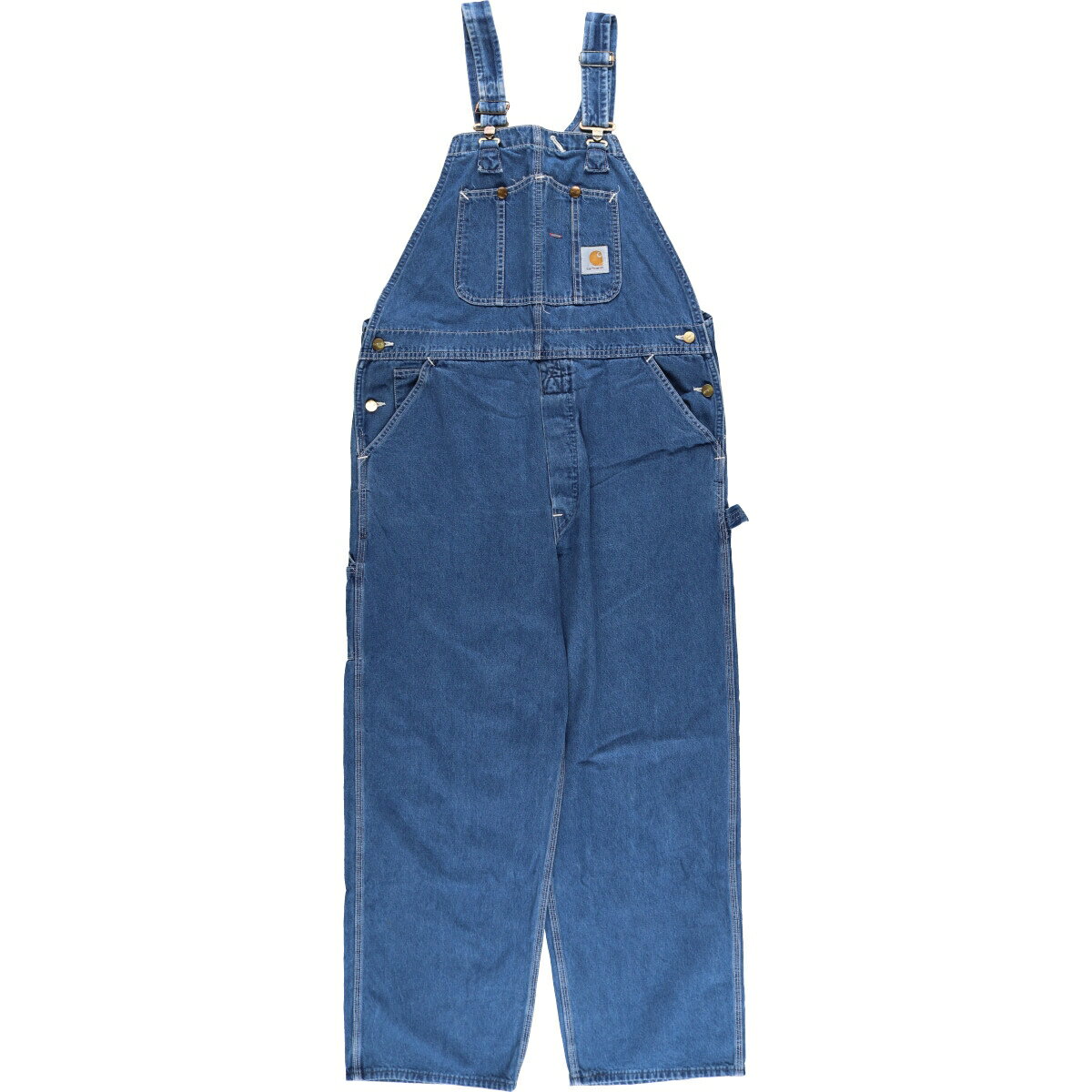古着 カーハート Carhartt デニムオーバーオール メンズw39相当 /eaa491062 【中古】 【240930】