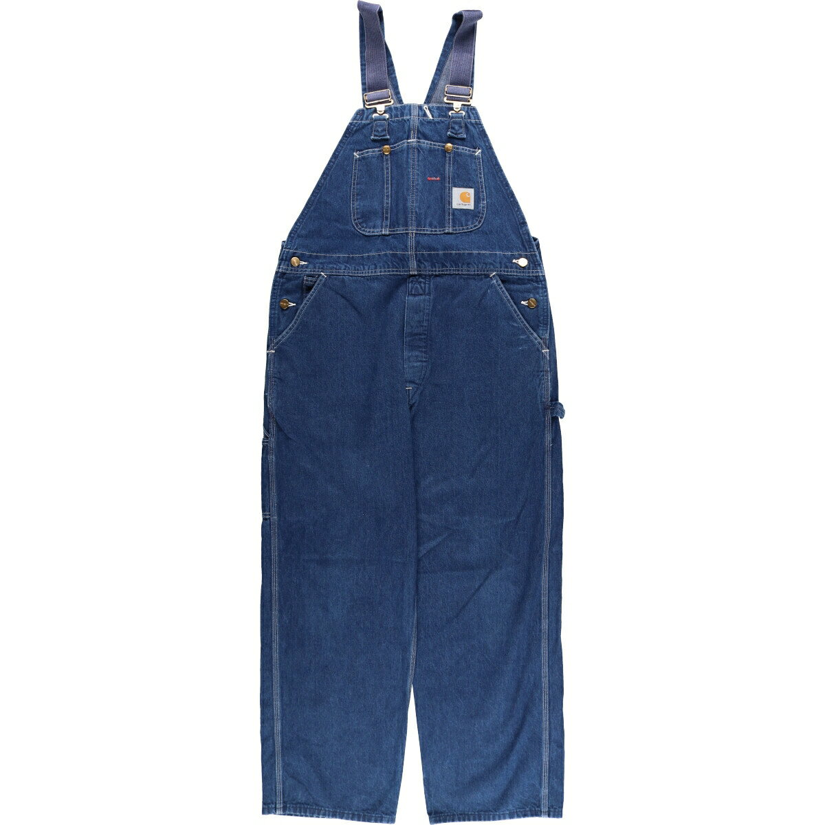 古着 ビッグサイズ カーハート Carhartt デニムオーバーオール メンズw40相当 /eaa491066 【中古】 【240930】 ss2503_30
