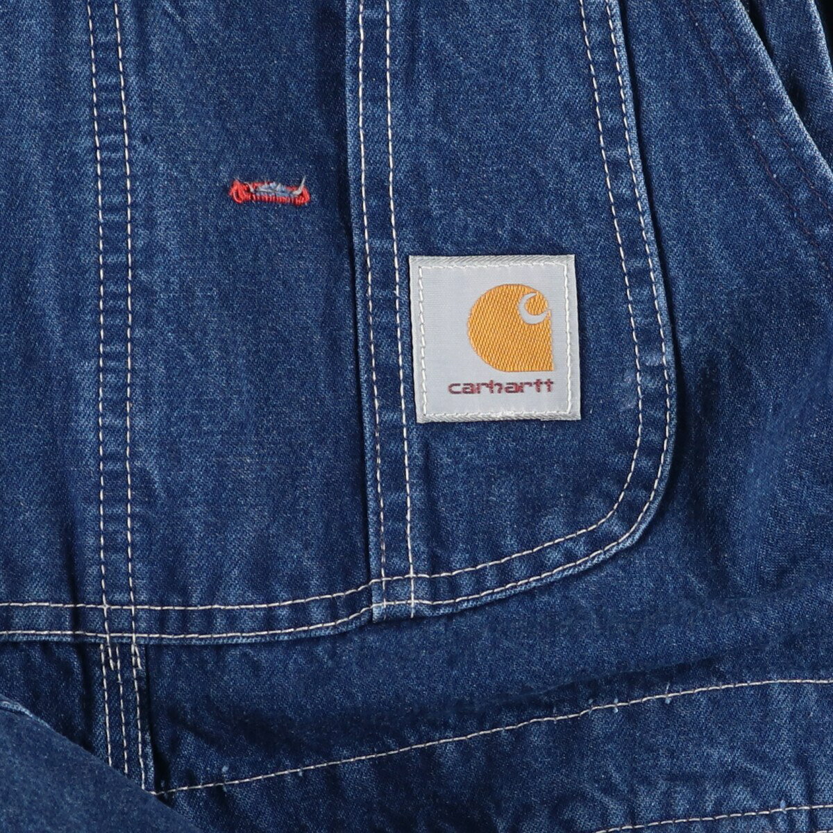 古着 ビッグサイズ カーハート Carhartt デニムオーバーオール メンズw40相当 /eaa491066 【中古】 【240930】 【SS2509_30】
