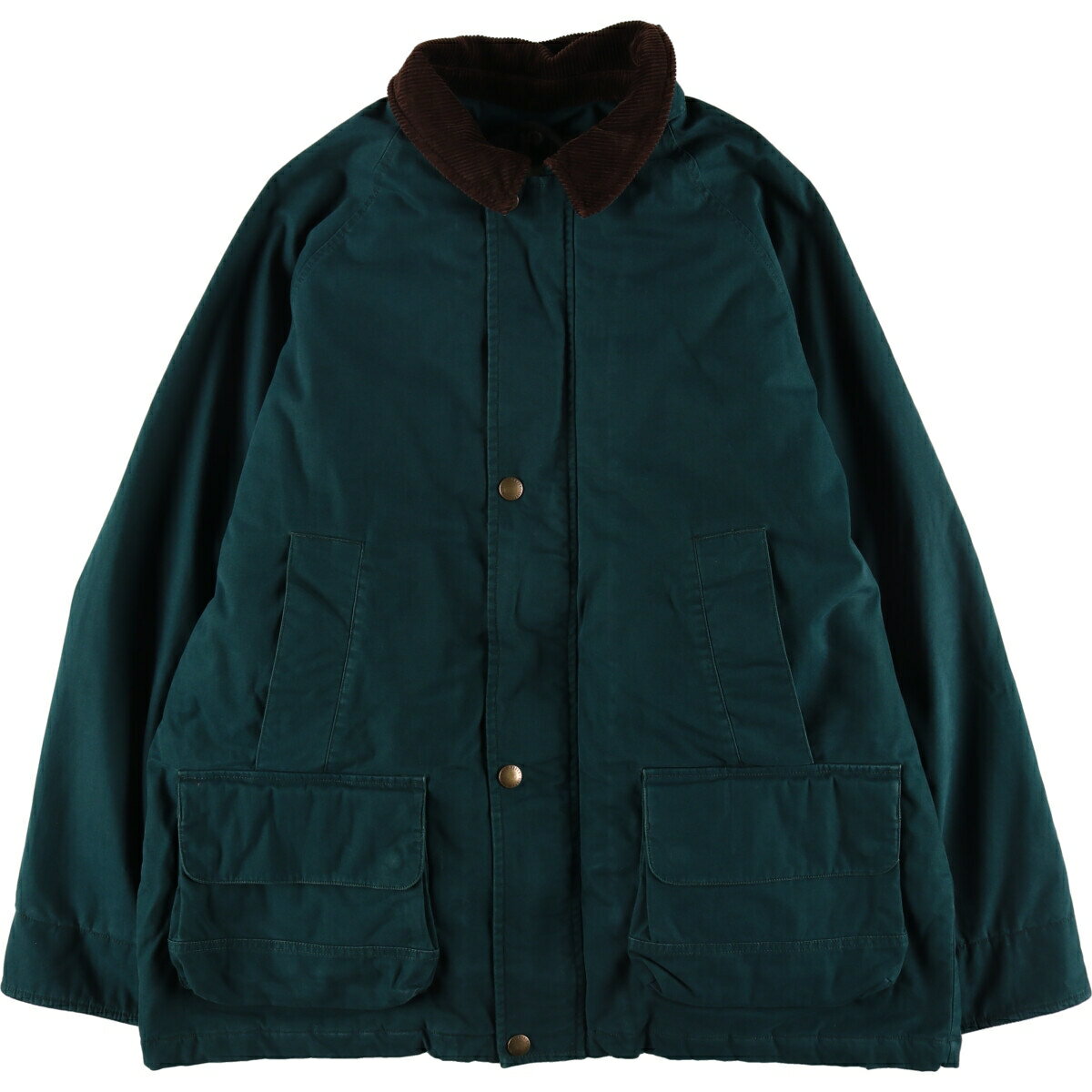 良好 00s 黒タグ EDDIEBAUER 撥水 ハンティングジャケット S