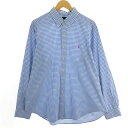 古着 ラルフローレン Ralph Lauren CLASSIC FIT 長袖 ボタンダウンチェックシャツ メンズXL相当 /eaa491406 【中古】 【240929】(4)