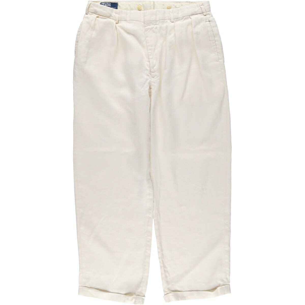 古着 ラルフローレン Ralph Lauren POLO by Ralph Lauren ツータック スラックスパンツ メンズw34相当 /eaa491450 【中古】 【240928】