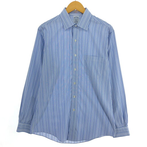 古着 ブルックスブラザーズ Brooks Brothers Est.1818 長袖 コットンストライプシャツ メンズM相当 /eaa491572 【中古】 【241004】 【SS2506_30】 古着 ブルックスブラザーズ Brooks Brothers Est.1818 長袖 コットンストライプシャツ メンズM相当 /eaa491572 【中古】 【241004】 【SS2506_30】