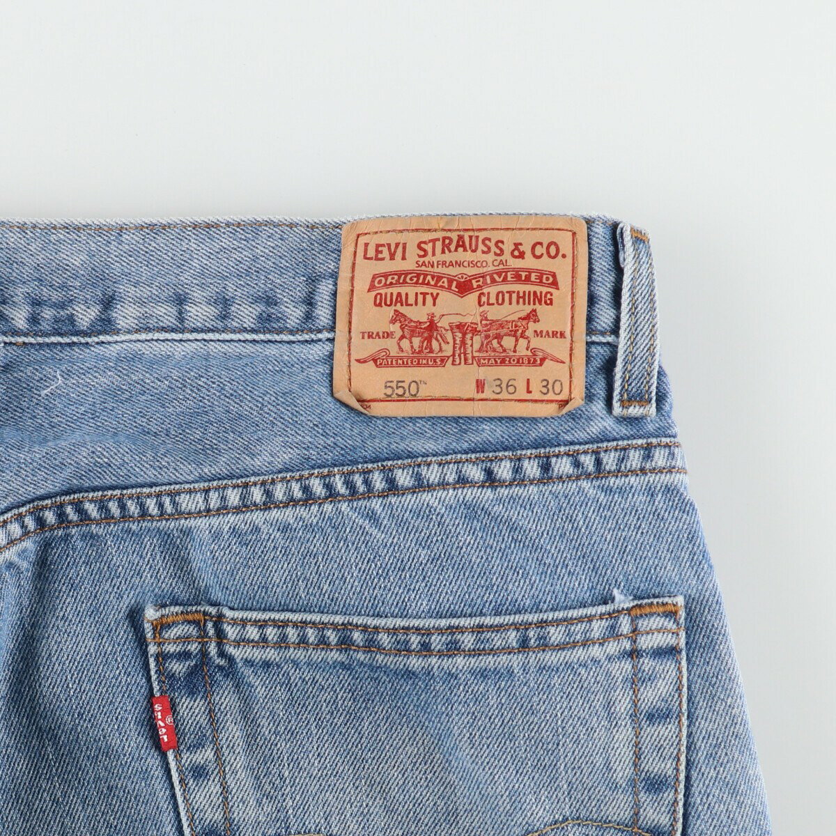 古着 00'S リーバイス Levi's 550 RELAXED FIT テーパードデニムパンツ メンズw37相当 /eaa491721 【中古】 【240918】 【SS2506_10】