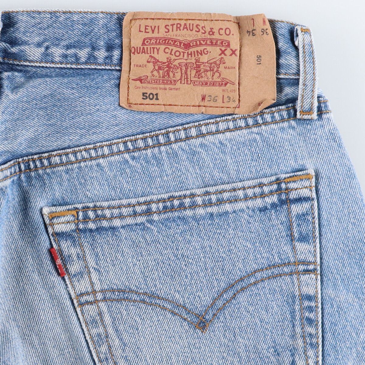 古着 リーバイス Levi's リーバイス501 ユーロモデル ストレートデニムパンツ メンズw34相当 /eaa491752 【中古】 【241014】 【SS2506_30】