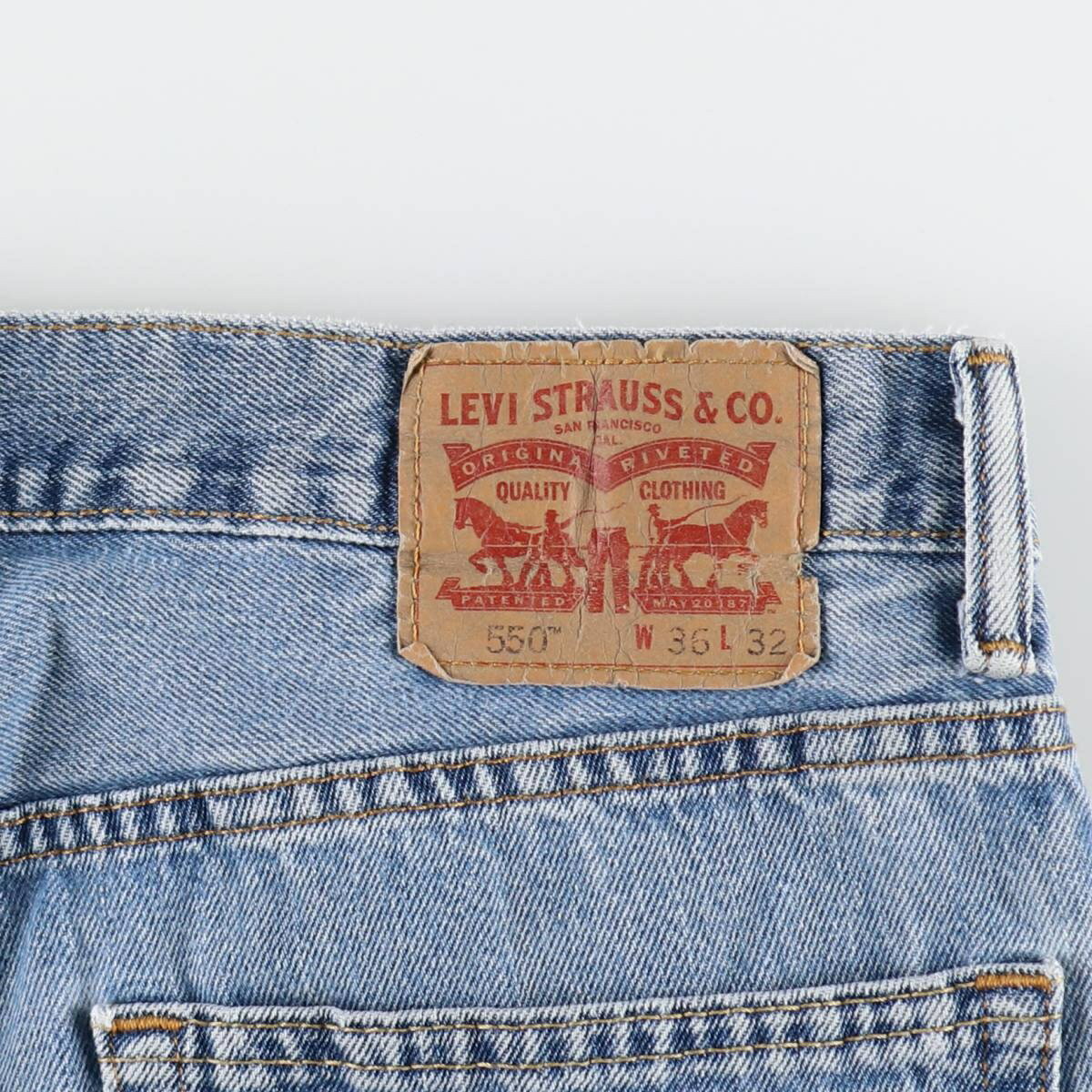 古着 リーバイス Levi's 550 テーパードデニムパンツ メンズw37相当 /eaa492011 【中古】 【250113】