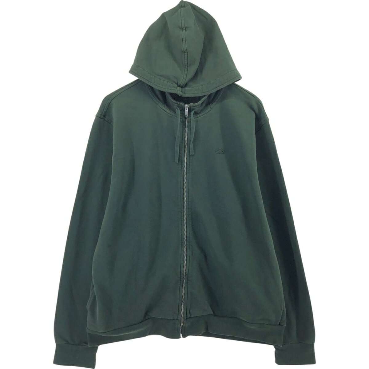 古着 ラコステ LACOSTE フランス企画 スウェットフルジップパーカー 8 メンズXL相当 /eaa492119 【中古】 【250119】