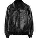 古着 MODA ITALIANA レザーブルゾンタイプ メンズL相当 /eaa492844 【中古】 【250112】