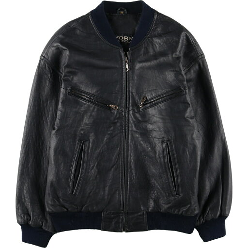 古着 YORN boutique レザーブルゾン メンズS相当 /eaa492977 【中古】 【250120】 古着 YORN boutique レザーブルゾン メンズS相当 /eaa492977 【中古】 【250120】