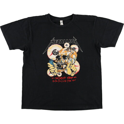 古着 SCL CLASSIC METALLICA メタリカ バンドTシャツ バンT メンズXL相当 /eaa493013 【中古】 【240929】 【SS2506_30】 古着 SCL CLASSIC METALLICA メタリカ バンドTシャツ バンT メンズXL相当 /eaa493013 【中古】 【240929】 【SS2506_30】