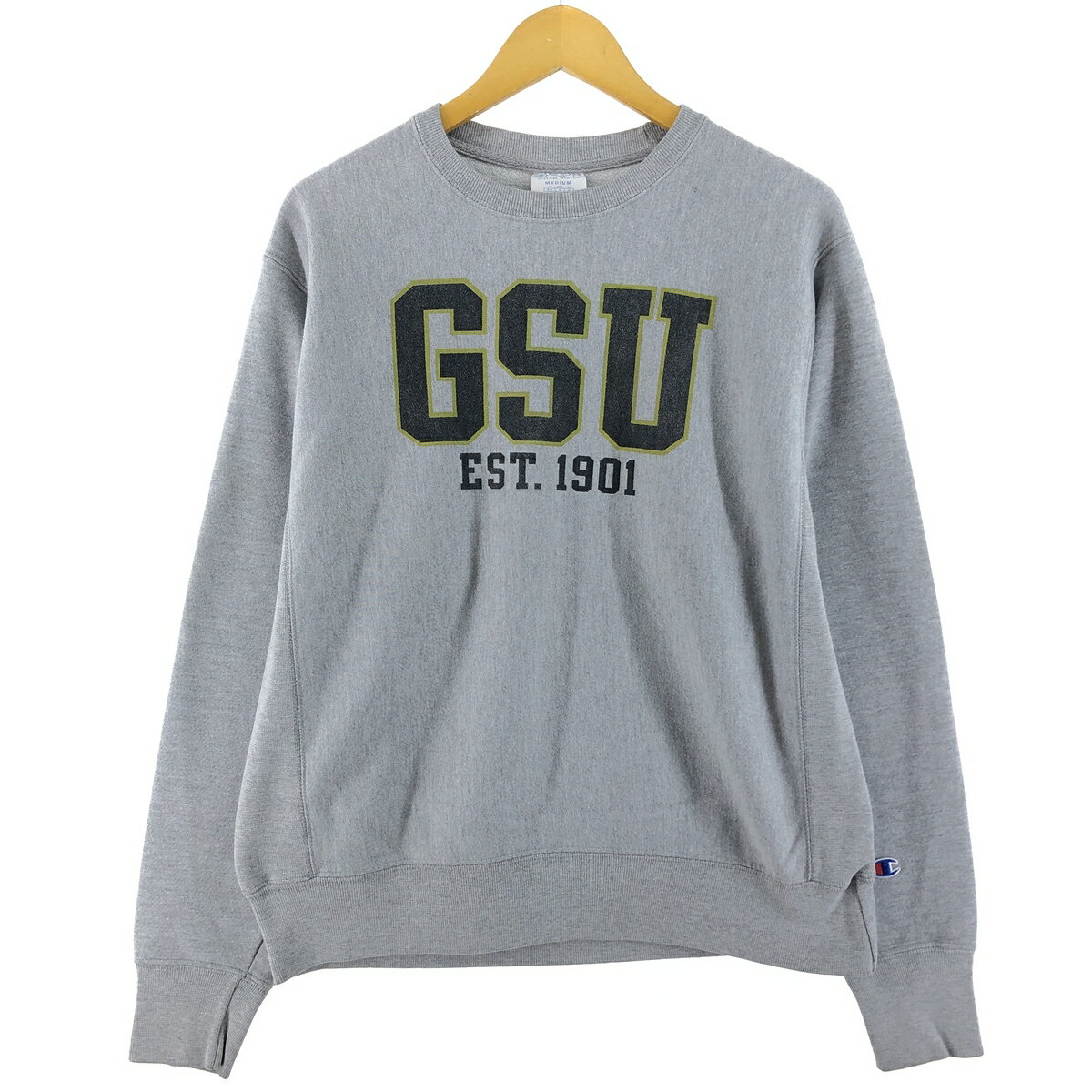 古着 チャンピオン Champion REVERSE WEAVE リバースウィーブ プリントスウェットシャツ トレーナー メンズM相当 /eaa493255 【中古】 【241104】