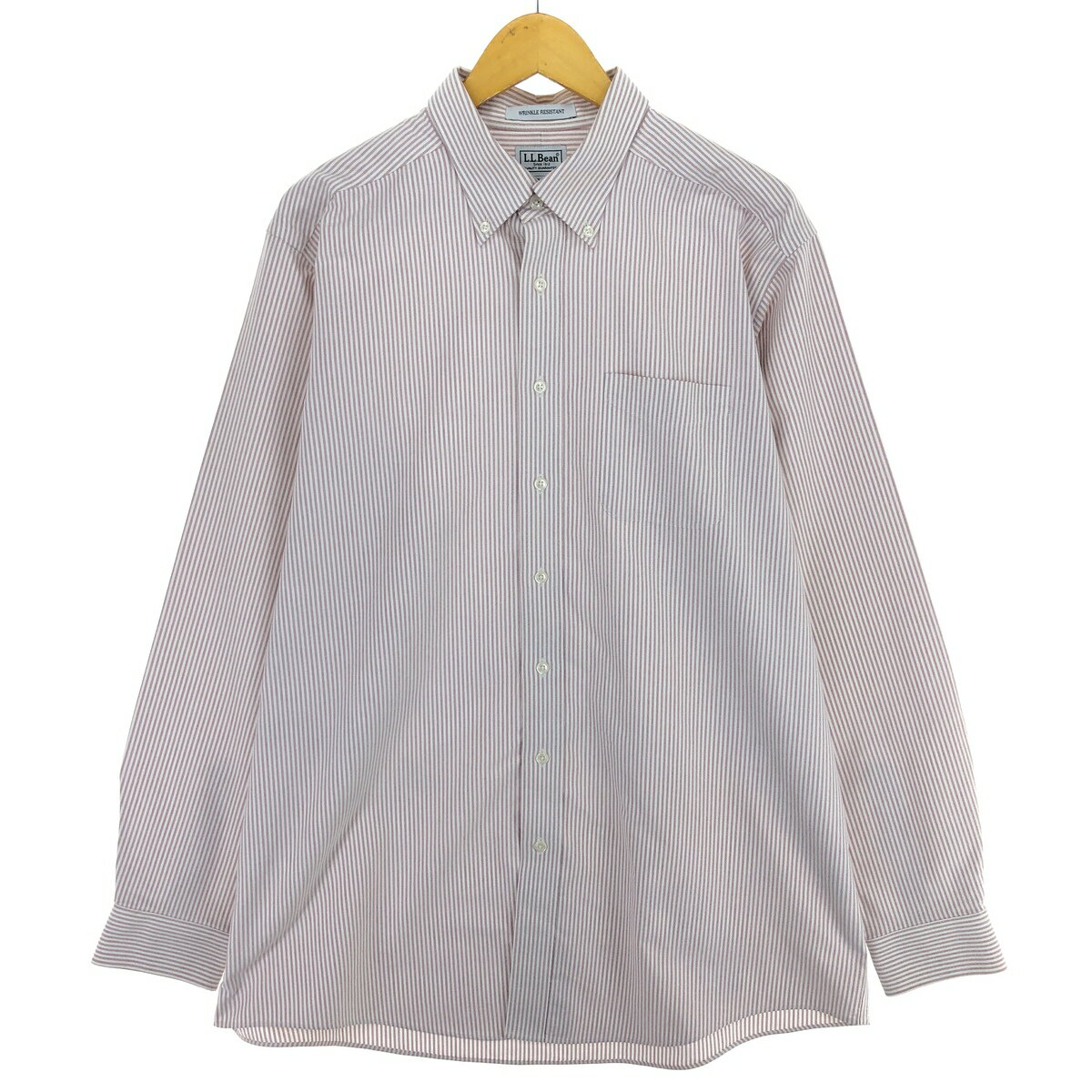 古着 エルエルビーン L.L.Bean 長袖 ボタンダウンストライプシャツ メンズXL相当 /eaa493463 【中古】 【241014】