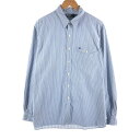 古着 ラルフローレン Ralph Lauren POLO by Ralph Lauren 長袖 ストライプシャツ メンズXL相当 /eaa493554 【中古】...